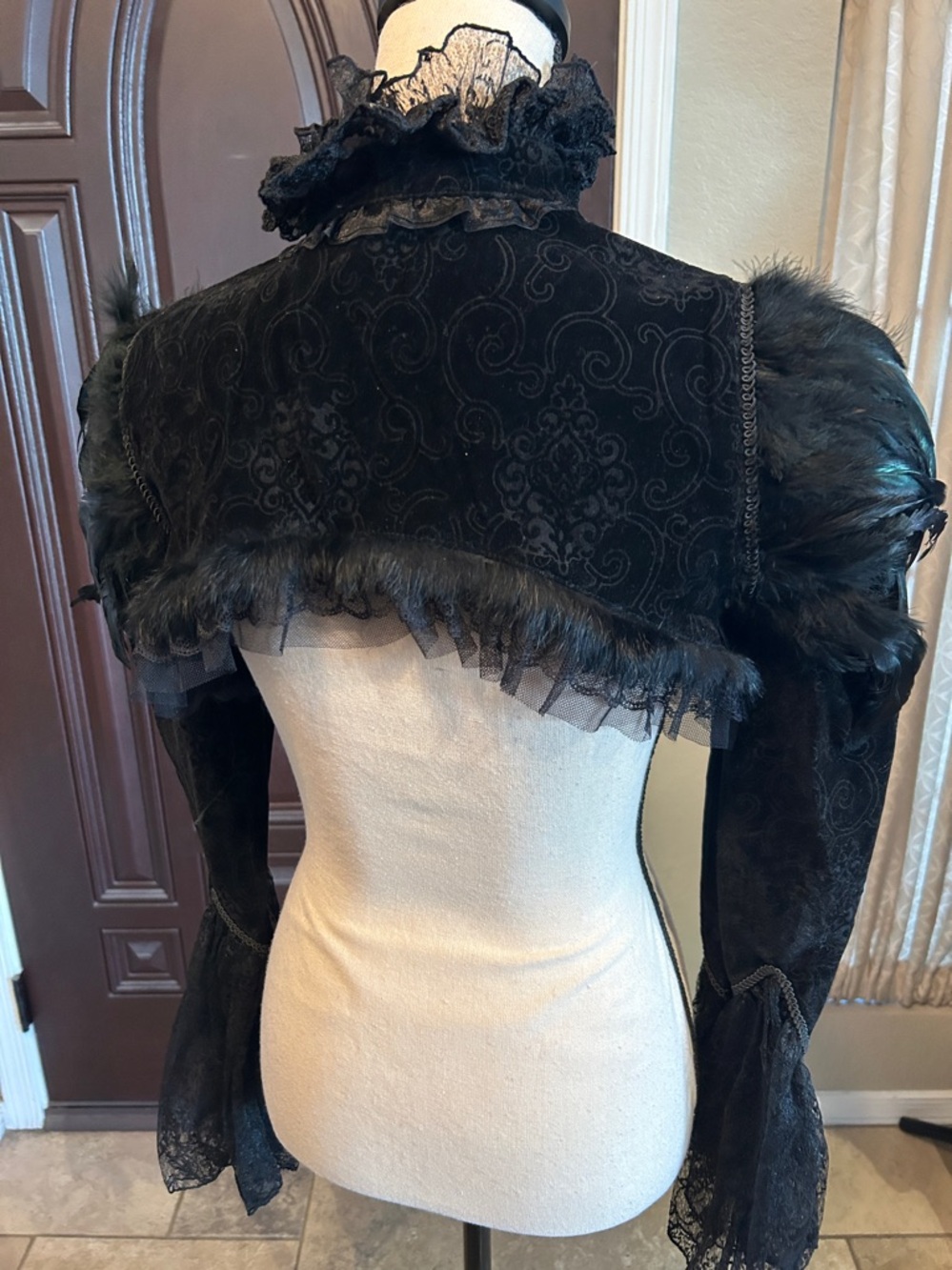 Witchy Goth Steampunk Bolero Shrug - Picture 5 of 12